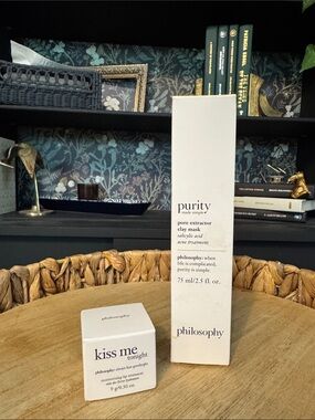 Philosophy Purity Pore Extractor Clay Mask +Kiss Me Tonight Skincare